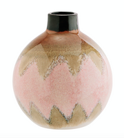 Runde Steingut Vase