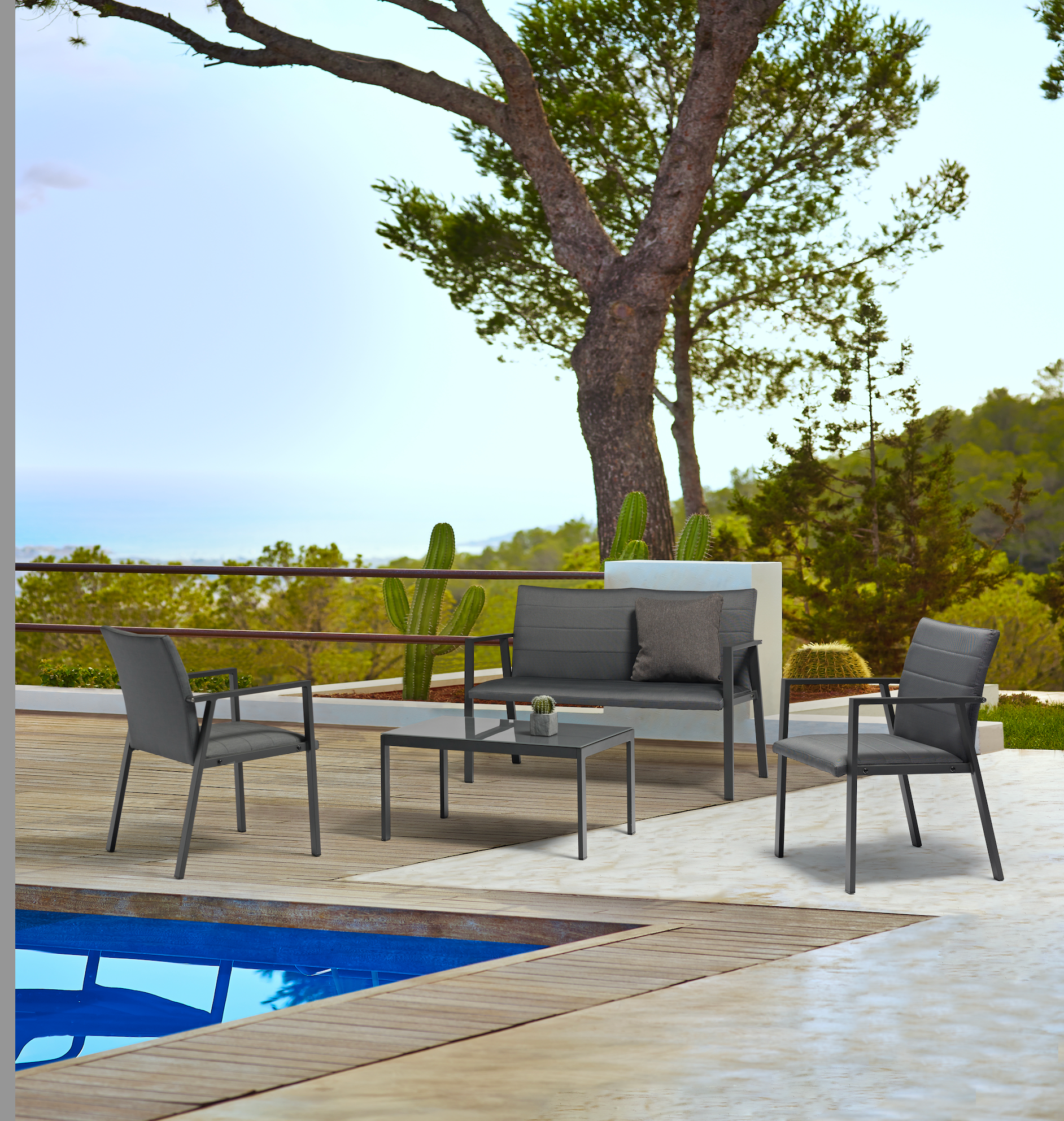 Garden lounge set Ibiza 4 pieces