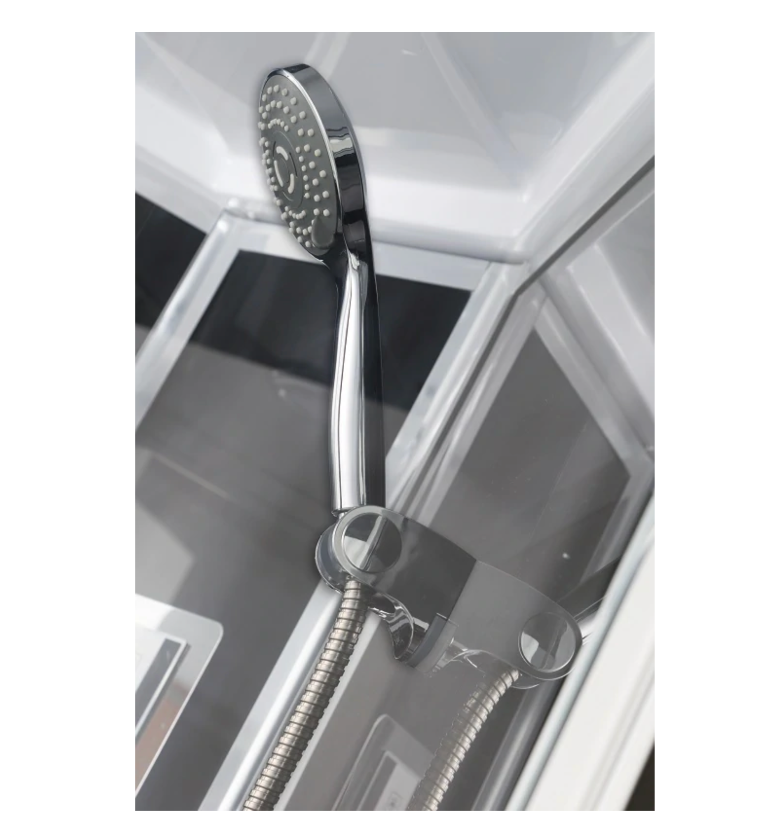 Complete shower cabin TREND 1 with quick assembly 90 x 90 x 215 cm