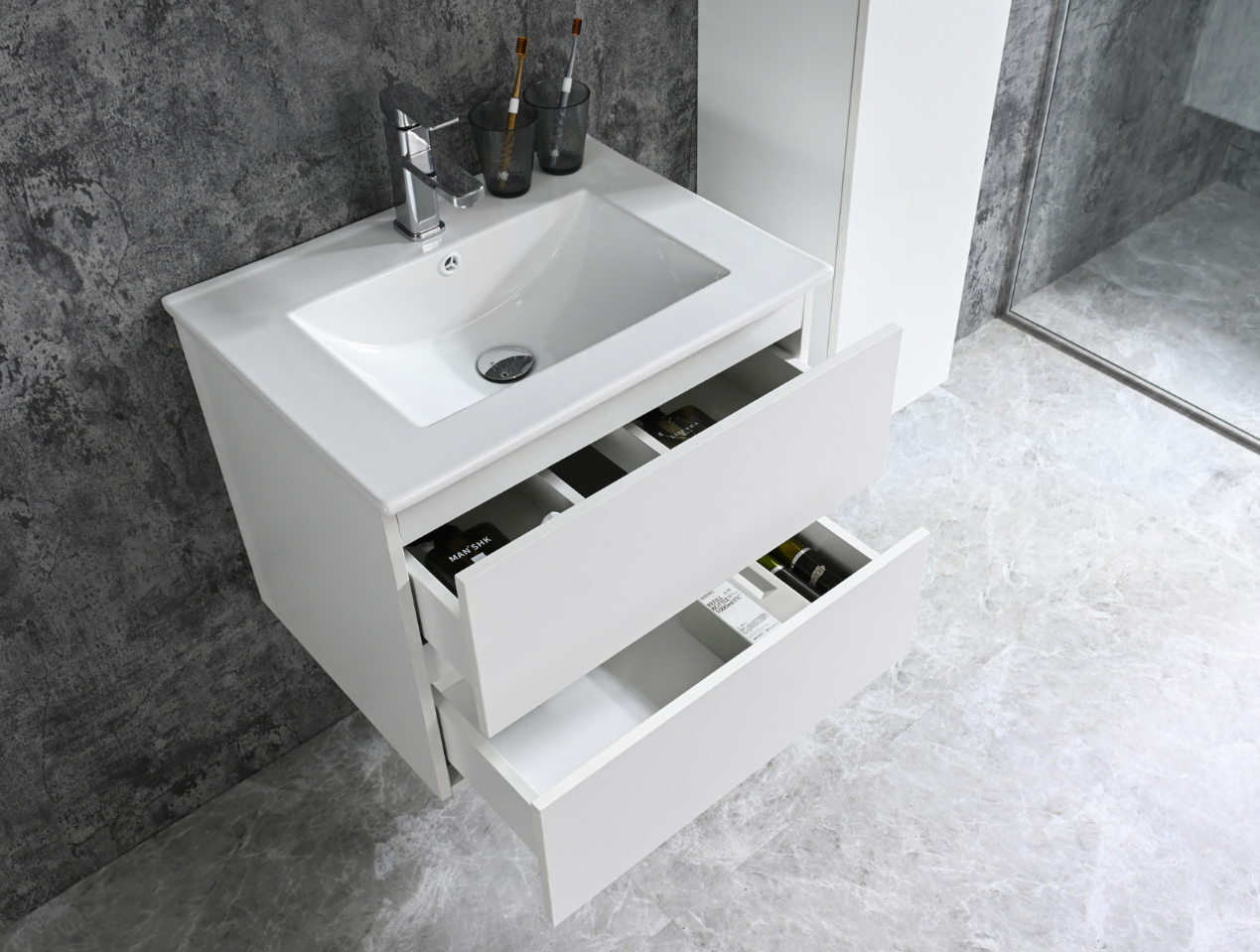 MUEBLE DE BAÑO CORBO 60 BLANCO