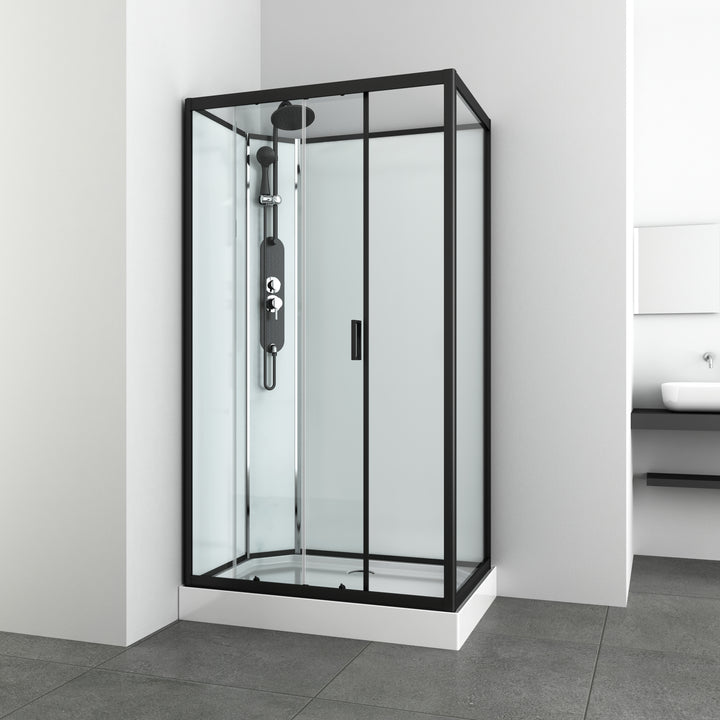 Complete shower cubicle EPIC 3 with quick assembly 80 x 120 x 235 cm