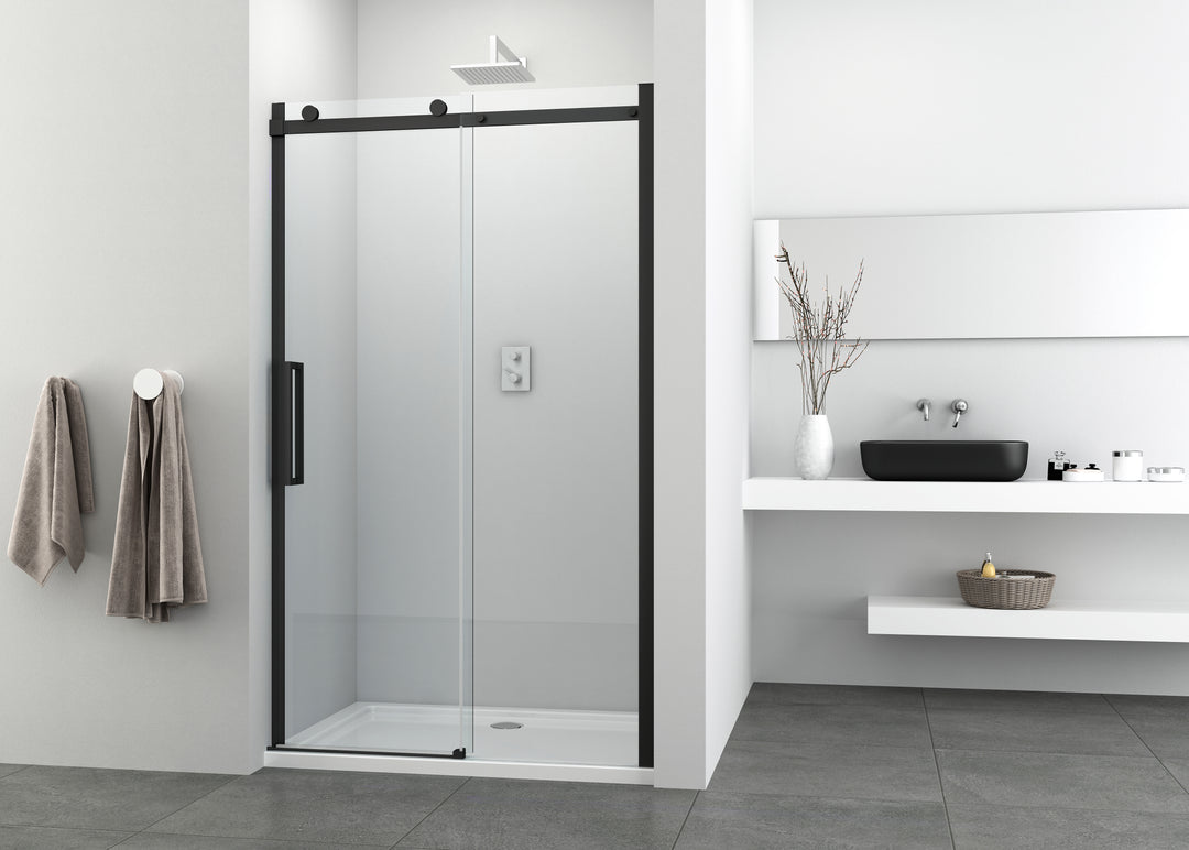 Elite Black sliding door, corner or niche solution in 2 different sizes
