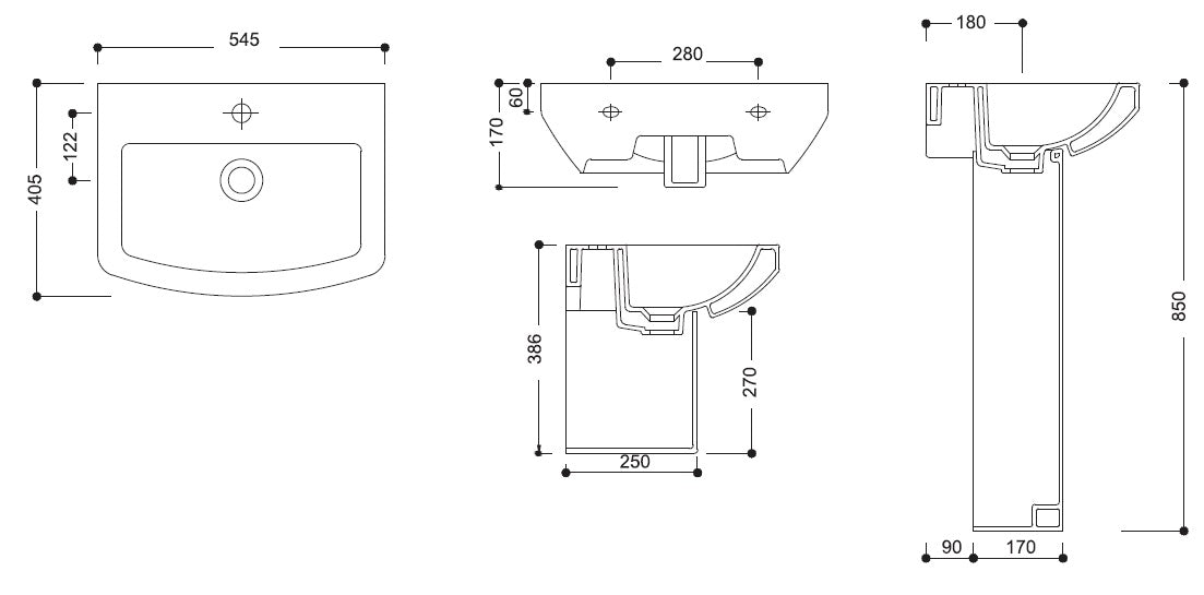 NERO washbasin