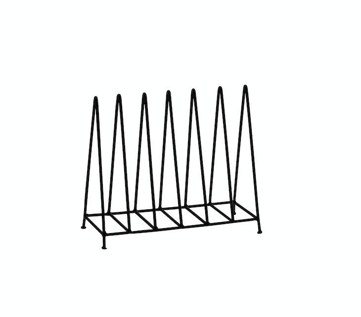 Metal stand black