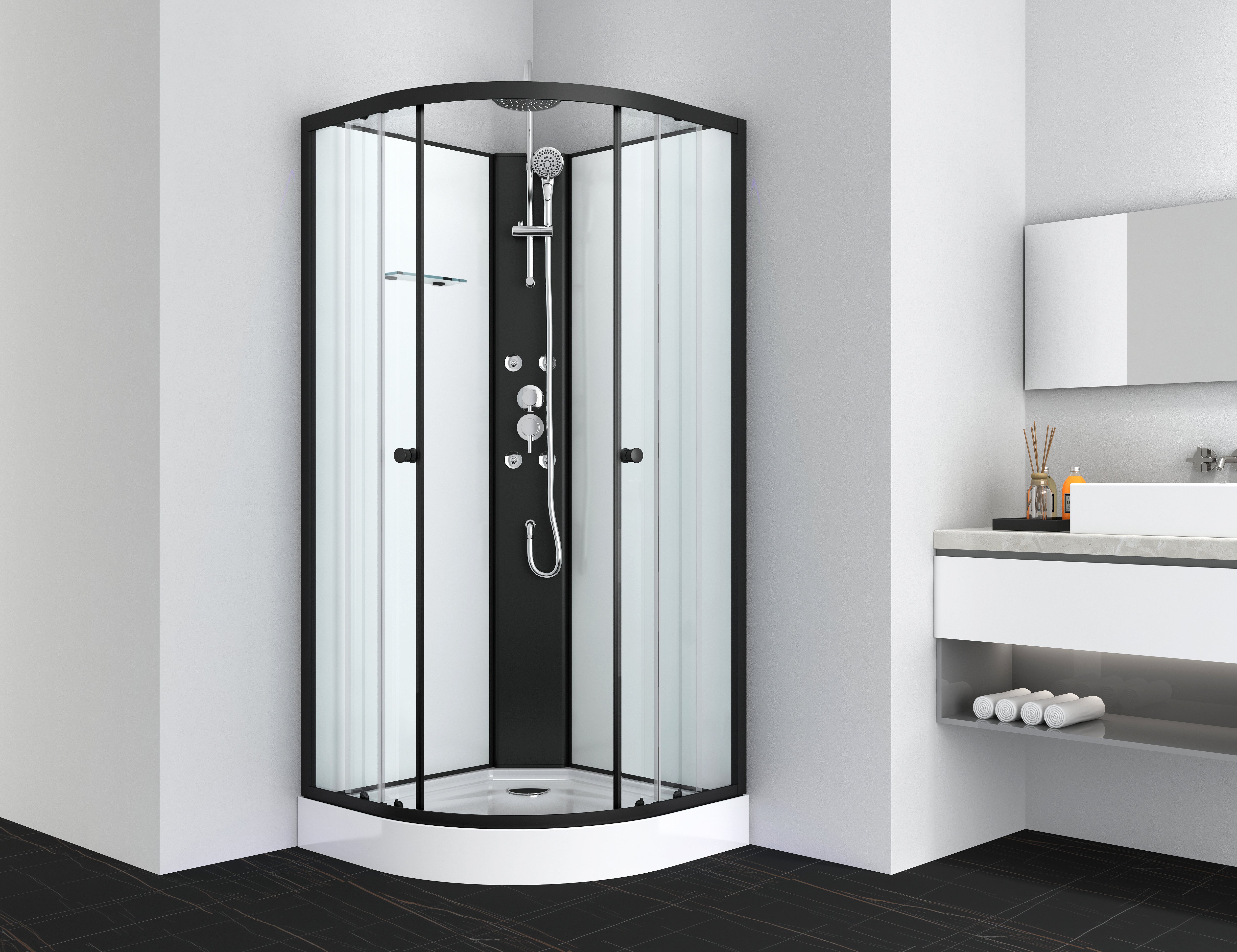 Cabina de ducha completa RELOAD 90x90x225 cm