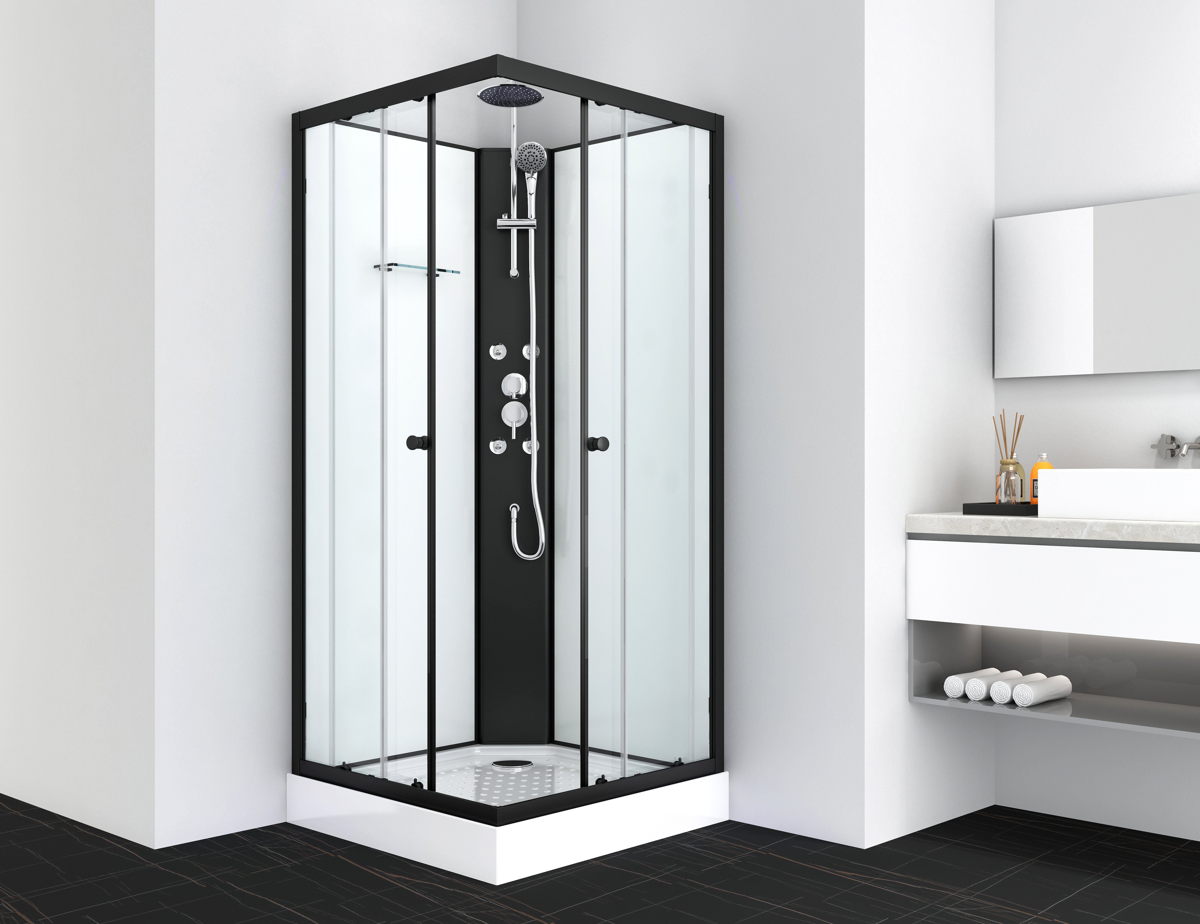 Cabina de ducha completa STYLE 90x90x225 cm