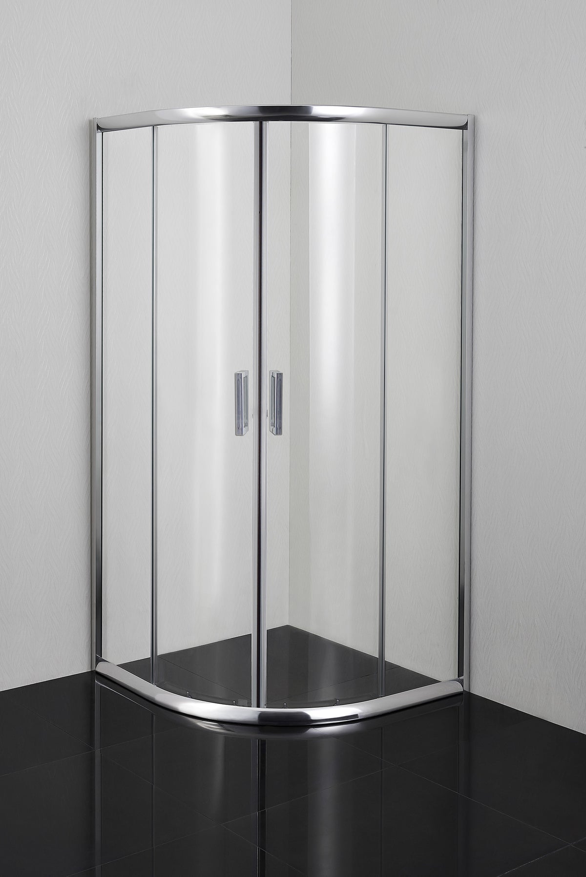 Round shower cubicle Q series in 2 different sizes
