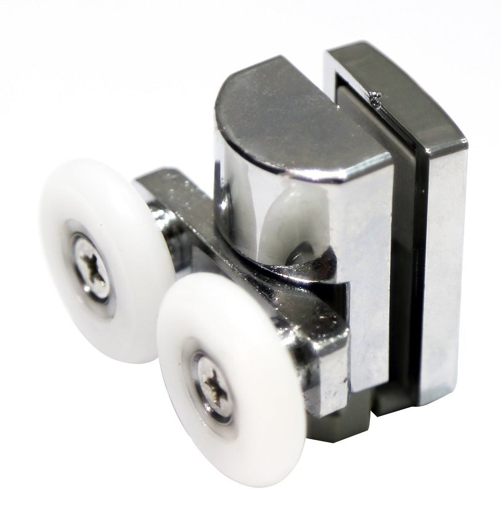 Double roller top 1 piece chrome/6 mm