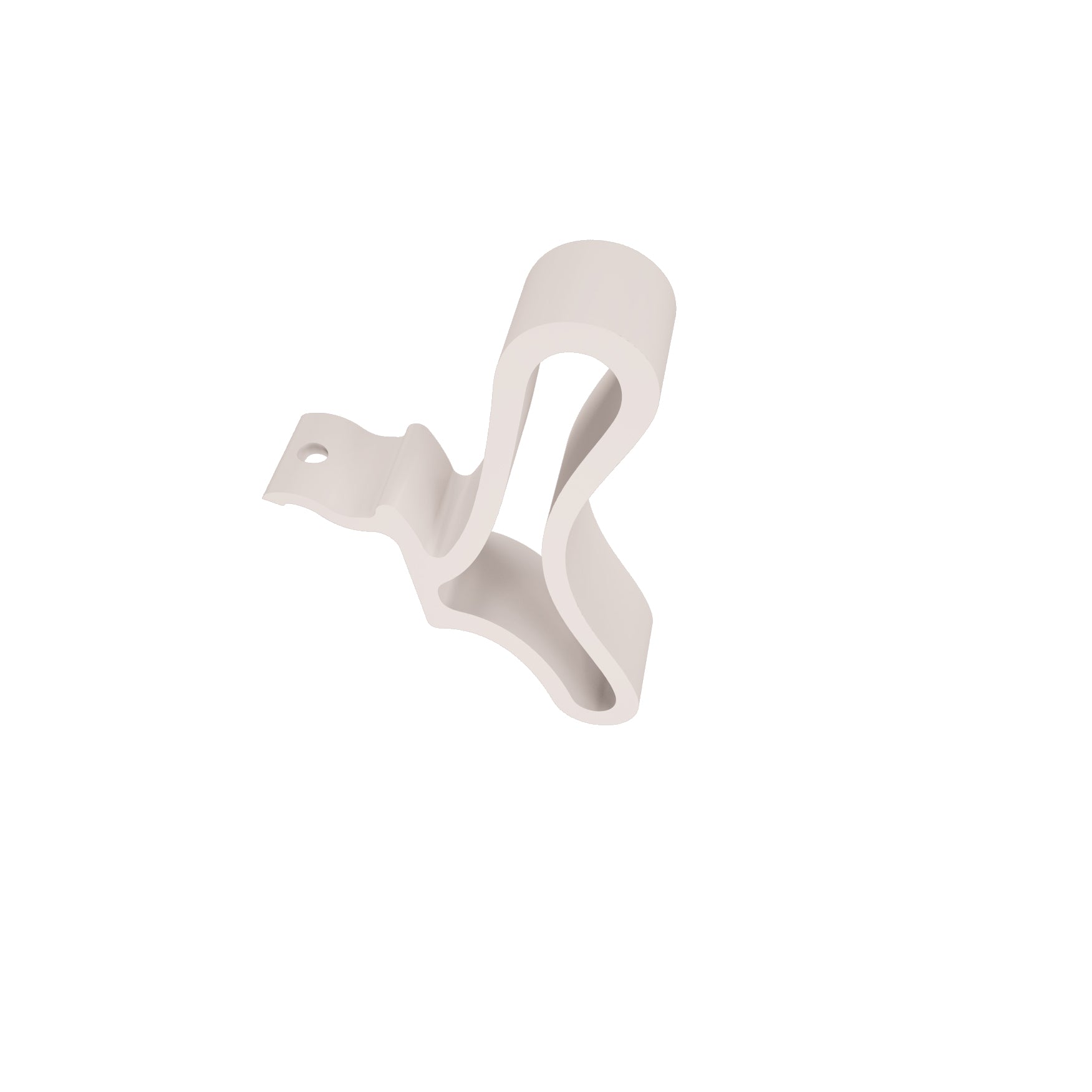 Bathrobe hook for flat tubes 2 pcs.